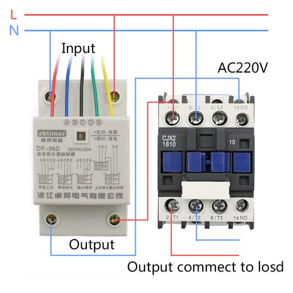 500M Signal Automatic Water Tank Controller 10A 220V 50Hz 126*88*51mm