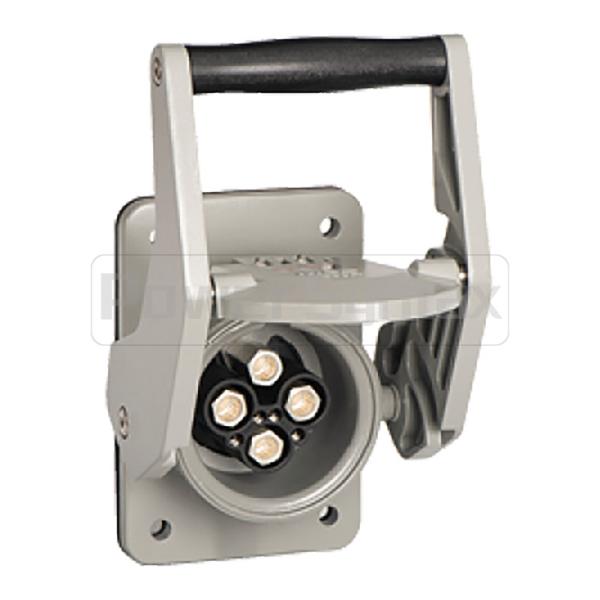 PowerSyntax Shore Power High Current Industrial Panel Mounted Female Socket 4P