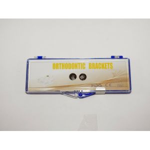 Good Adhesion Ortho Ceramic Brackets With 0.022 Mbt 345 Hooks Simple Operation