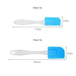 Hygienic Solid Coating Food Grade Silicone Spatula Set