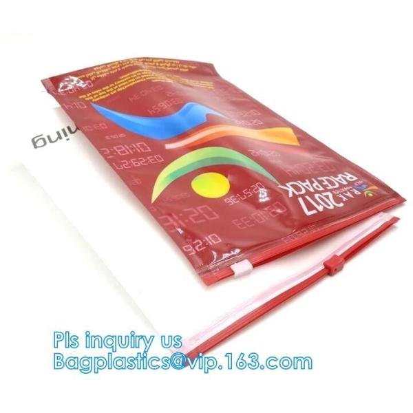 Slider Top Black Logo Printed 200 Mics Frosted Travel PVC Bag, vinyl toiletry