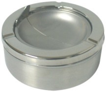 Portable Windproof Hotel Ashtrays Polished Matt Finish Colour