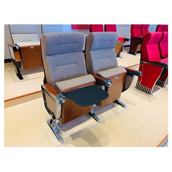 Buy PU Leather Upholstery Lecture Room Chairs With Aluminium Alloy Leg at wholesale prices