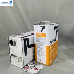 OEM Motor Oil 1 Gallon Empty Liquid Can With Metal Cap 500ml Rectangular