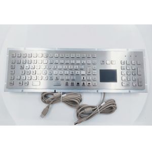 Self Service Kiosk IP65 Waterproof Industrial Stainless Steel Metal Keyboard