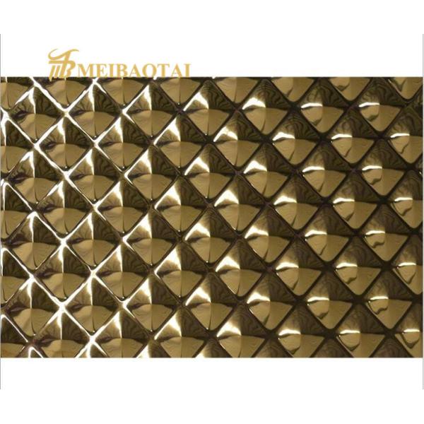 Gold Black Decorate 201 Stainless Steel Sheet Diamond PVD Coating