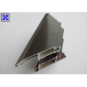 Black Painted / Wood Grain Aluminum Window Profile American Standard TX-871