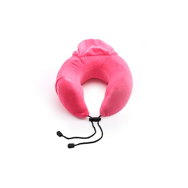 Portable Folding Memory Foam Neck Pillow With Removable Washable Cover