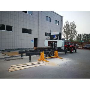 Hydraulic Horizontal Band Sawmill with Petrol/Diesel engine Powered