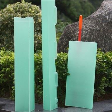 2mm 3mm Corrugated Plastic Tree Guards Anti UV Plastic Tree Trunk Protectors