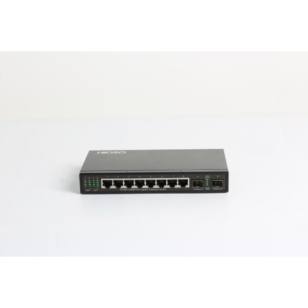 HiOSO 2Mbits Storage 8 1000M PoE Ports 2 1000M SFP Ports POE Switch
