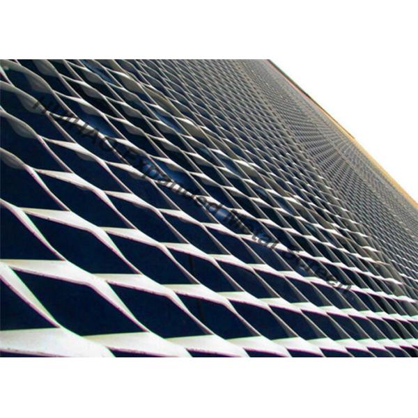 Decorative Aluminum Expanded Metal Mesh For Building Facade Or Ceilings Tiles
