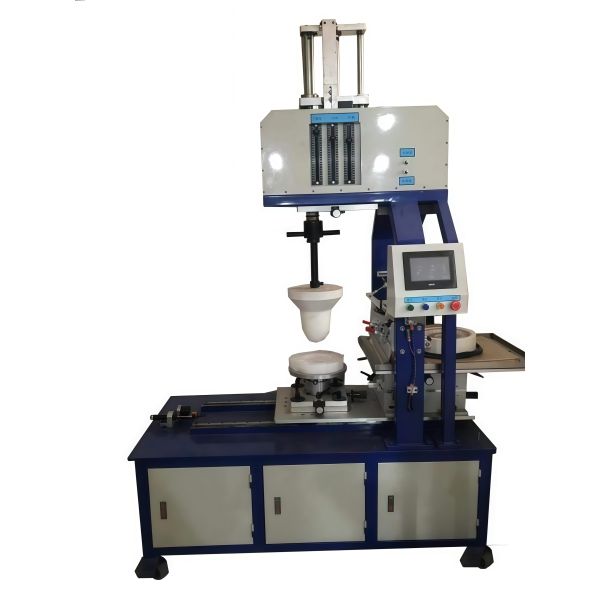 Three Colors Semi Automatic Pad Printing Machine For Bowl Ceramic Printing Machine