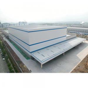 China Astm Prefabricated Metal Building Insulated Steel Frame Construction Single Story on sale