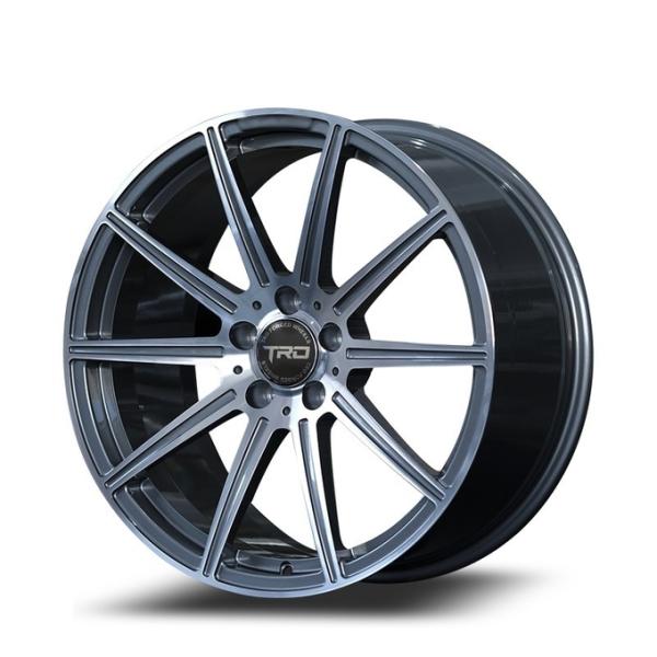 Passenger car forged aluminum alloy wheel 18-22 inch pcd112 108 115 120 130 black painted machined rim