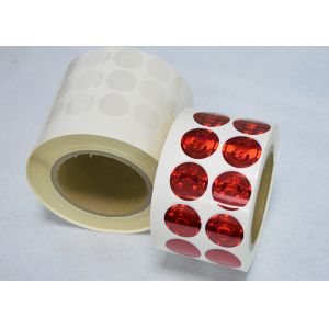 Anti Counterfeiting Hologram Serial Number Stickers / Barcode Labels Stickers
