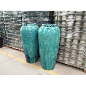 Outdoor Ceramic Terracotta Pots Planters GW1244 S/2