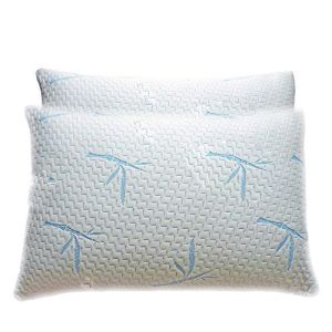 Orthopedic Cooling Soft Memory Foam Pillow , Adjustable Neck Support Travel