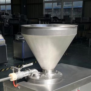200L Hopper Capacity High Output 1000Kg/H 380V/50Hz Sausage Filling Machine
