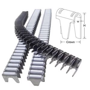 Crown 22mm Galvanized Clip Fasteners For Spring Mattress Manufacture