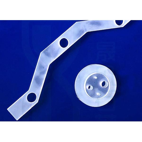 Buy Cnc Machined Fused Quartz Parts Frosted Surface 450mm at wholesale prices