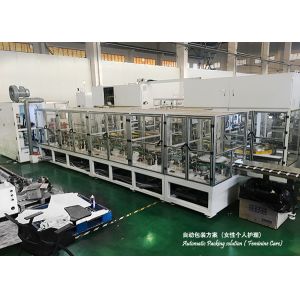 PE Plastic Bag 0.6Mpa Pneumatic Feminine Napkin Bagging Machine