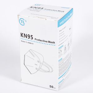 In Stock Disposable Protective Nonwoven KN95 Folding Half Face Mask