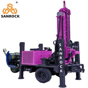 4700 KG Hydraulic Water Well Drilling Rig Powered By Diesel Engine