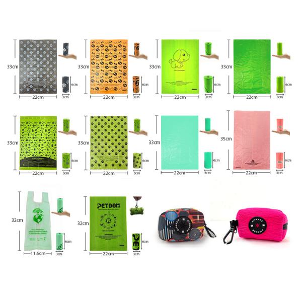 Biodegradable Pet Dog Poop Bag Environmental Protection Portable Outdoor Pet Cleaning Bag