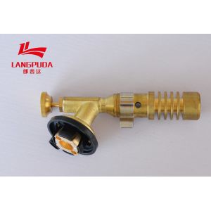 China Brass Plastic 115mm Butane Gas Welding Torch Automatic Ignition on sale