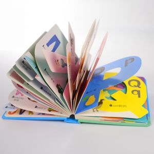 7x7 Inch Photo Board Book Printing cut out alphabet shape