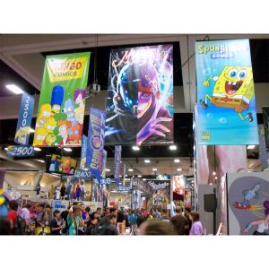 Custom Promotional 5m Width Fabric Hanging Banners