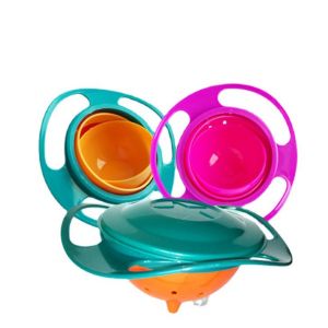 360 Degree Rotating Top Universal Gyro Bowl For Kitchen