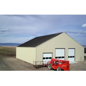 China Prefabricated Structural Steel Metal Shed on sale