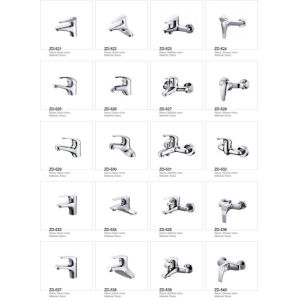 Modern Pretty Bathroom Accessories Deck Mounted Brass Bathroom Faucets