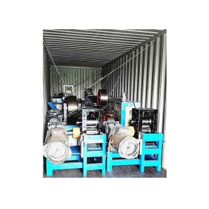 Common Brad Nail Making Machine Wires Flattening And Gluing 400V