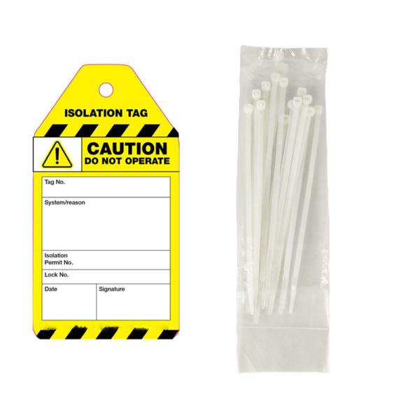 Buy Valve Isolated Tag Polyester  Weatherproof Tearproof Plastic Tag at wholesale prices