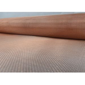 Rustproof Pure Copper Woven Wire Mesh Screen High Electrical Conductivity