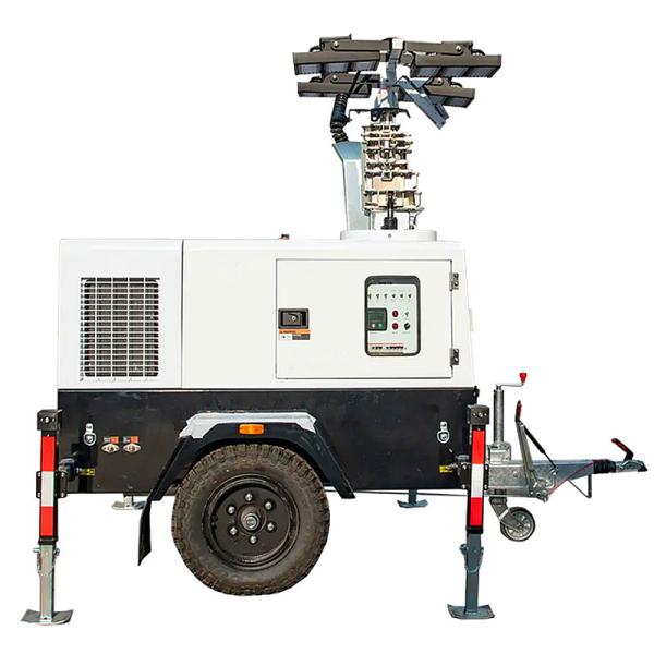 Night Scan Light Tower Power 7KW/50hz 9KW//60hz Mining Diesel Generator Light