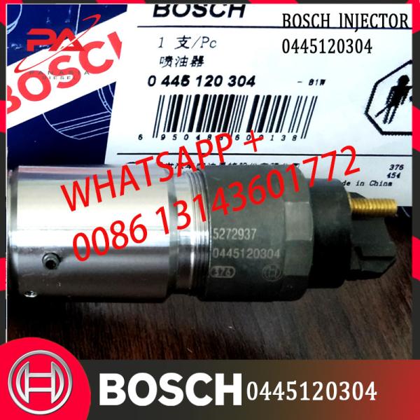 0445120304 Common Rail Fuel Diesel Injector 5272937 5283275 For Cummins ISLe / ISL9 Dongfeng