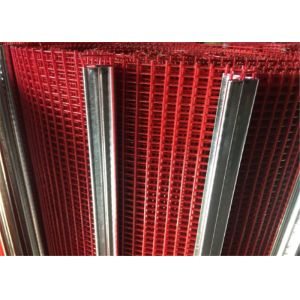 Mining rectangular welded polyurethane harp screen meshs for stone