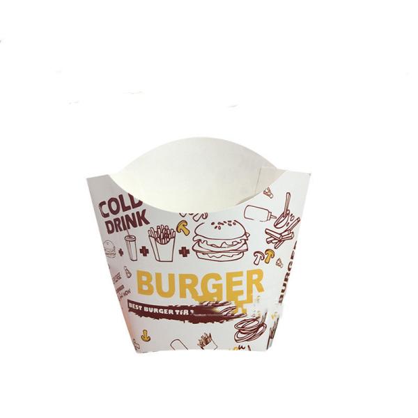 Buy Cardboard Food French Fries Packaging Box Takeaway Disposable Container at wholesale prices