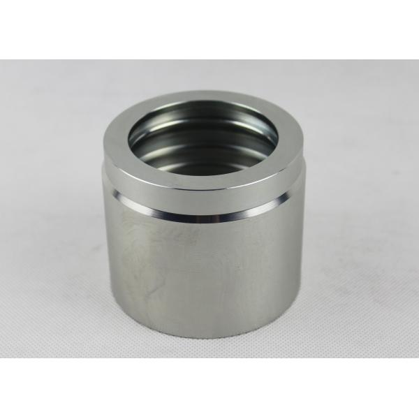 Silver / Golden Hydraulic Hose Fitting , Hydraulic Pipe Fittings Galvanized Zinc