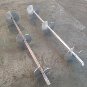 Standard Galvanized Pipe Steel Anchor Welded Helical Screw Piles