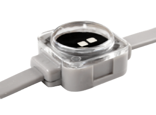 Outdoor Waterproof 25mm RGB Full Color DC12V IP67 SMD3535 LED Pixel Amusement