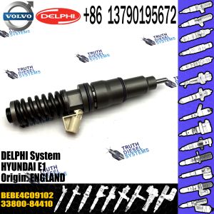 Diesel engine fuel injector 33800-84410 BEBE4C09102 with genuine quality