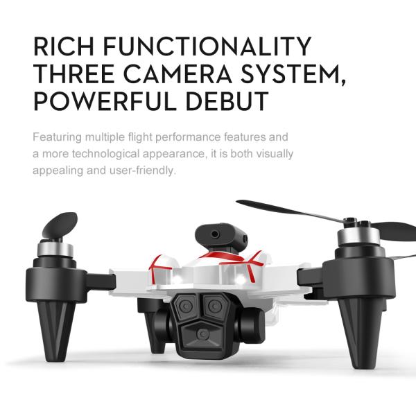 2.4G Frequency K12 Max Drone Wifi FPV RC Drones with Remote Control Video Quadcopter Toy and Three Pro 4K HD Camera