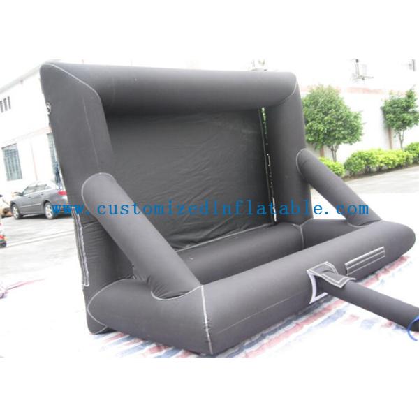 Promotional Advertising Inflatable Movie Screen / Video Screen In Backyard