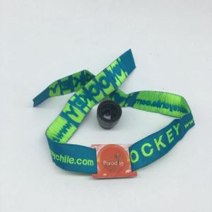 Customized Disposable Medical Woven Qr Code Rfid Chip Fabric Sport Wristband