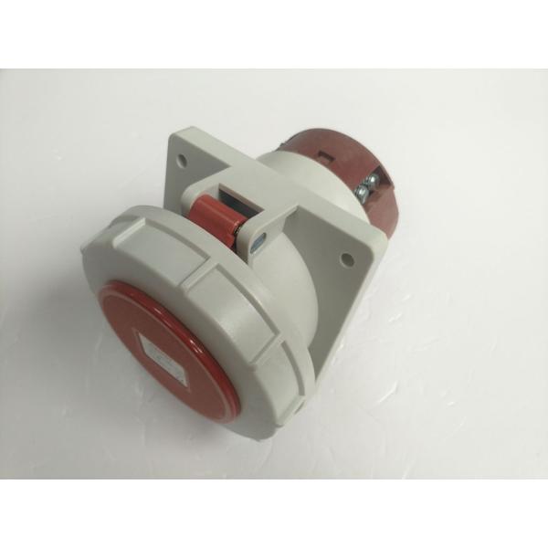 4 Pins 63A Industrial Plug Sockets Rated IP44 IEC 60309 2 Certification